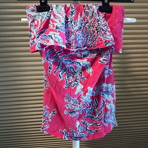 Lilly Pulitzer Size Small Strapless Top